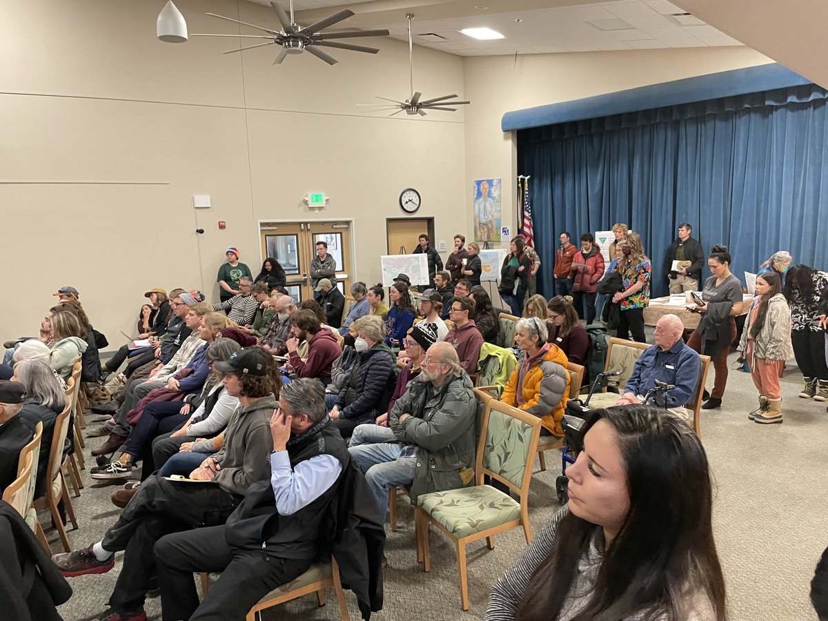 Packed house to testify on #AmblerRoad SEIS                       #noamblerroad