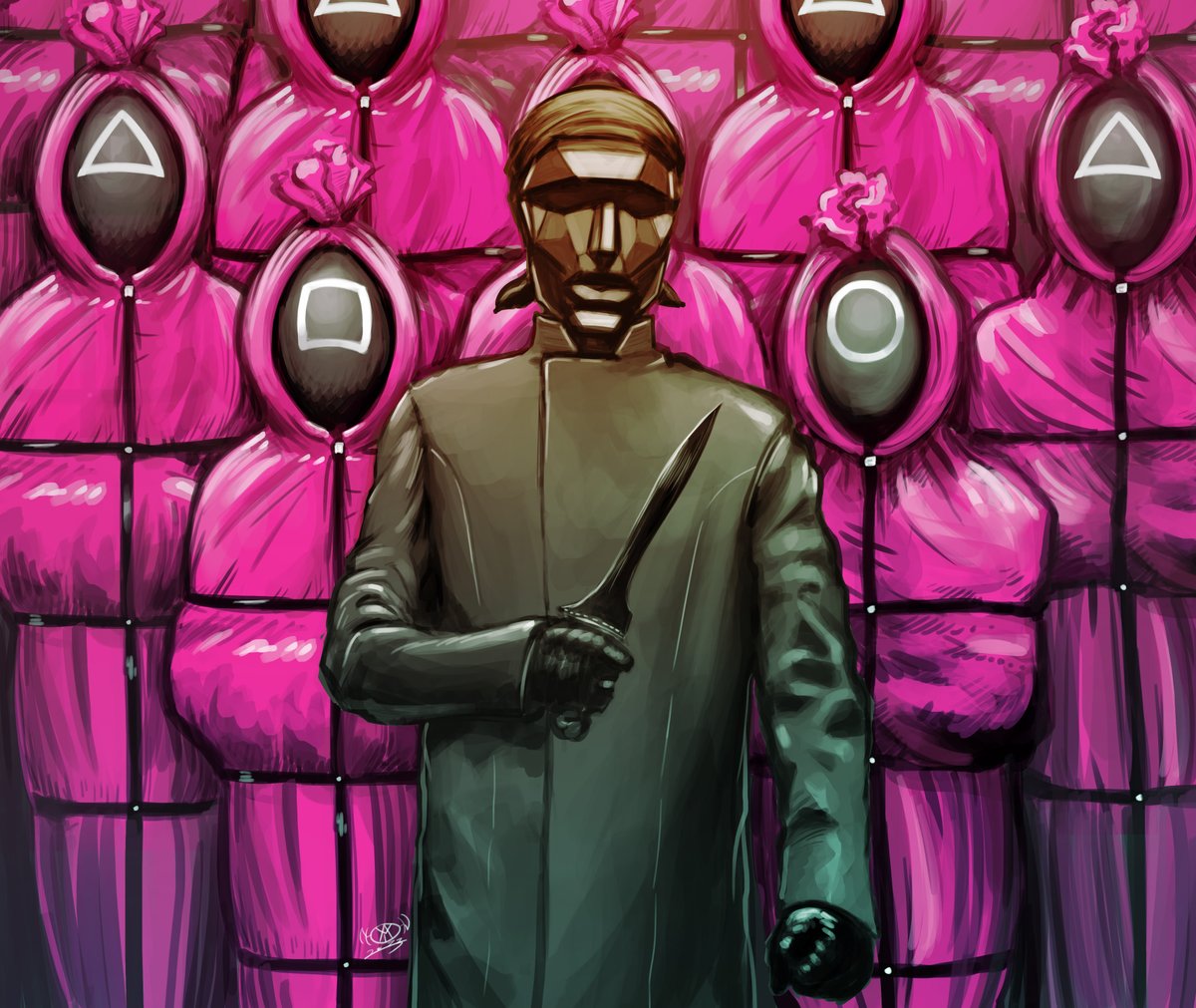 #dnqfe this week. #squidgame crossover with #pocong.  #halloween #horror