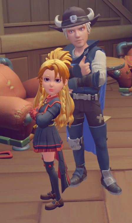 GundamMistress's tweet photo. Soon-to- be pixel husband #Logan looks awesome in his alt blue outfit.

Still want him #hatless most of the time thank you.

Can't wait for the Sandrock bachelors/bachelorettes to have their DLC clothes.
Not gonna spoil it 🤤great job guys❤️‍🔥
#MyTimeatSandrock #SandrockFullRelease https://t.co/S52zYbViXt