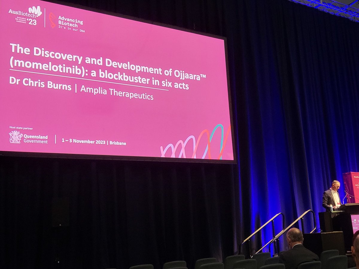 PalliThordarson's tweet photo. My first #AusBiotech @AusBiotech has been a wonderful experience.  As @RACInational President, it is also great to see how important chemistry in various forms is Biotech &amp; biologics. Fitting to see our own #ozchem superstar, Chris Burns close out with the story of Ojjaara. https://t.co/r9PtPat2W9