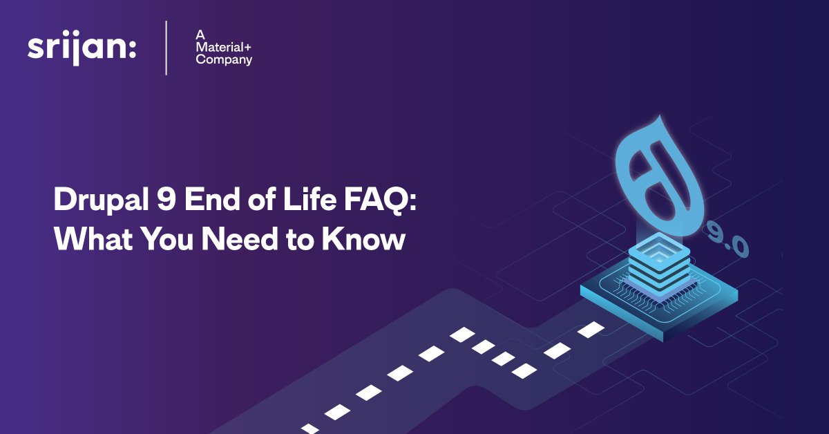 Srijan's tweet image. Ready to make the leap? Discover how Srijan's migration services can ensure a seamless transition to #Drupal’s latest! Explore our comprehensive guide to #Drupal9's EOL & how to achieve a smooth transition to #Drupal10.
Read More: bit.ly/45JLYrd
#Drupalmigration