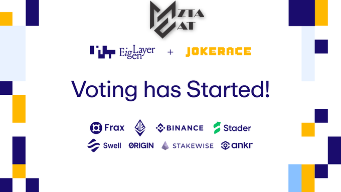 Eigenlayer Vote Contest is Live!
Just another high likely $$$$ figure airdrop at least.

A total of 8 projects have submitted proposals for the Mantle and Ethereum mainnet contests.
    🃏 Network:   Ethereum &amp; Mantle
    ⌛ 20 seconds

A thread 🧵 #eigenlayer #LST