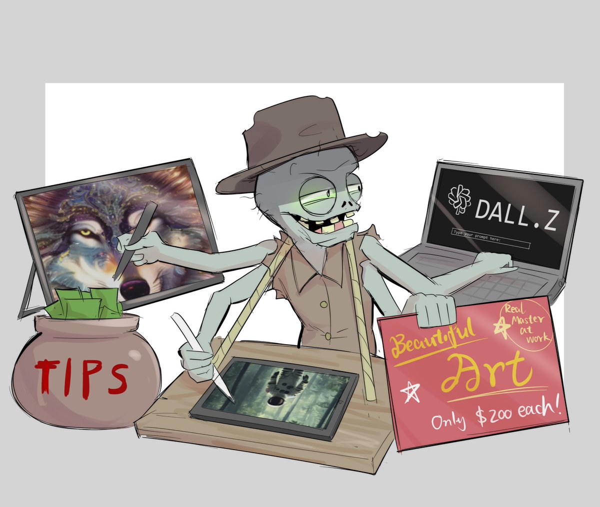 EDZ_drawz's tweet image. Quick draw con man

#pvz #pvzh #plantsvszombies