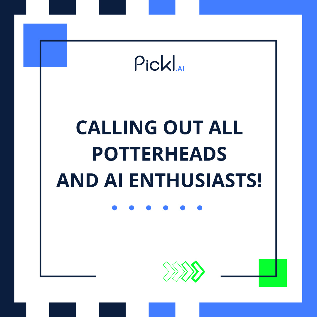 pickl_ai's tweet image. Unravel the Sorcery of AI in the Wizarding World! Follow us for more interesting facts and quizzes.
#datascienceprogram #datascience #datasciencejobs #machinelearning
#quizzes #artificalintelligence #ai #harrypotterquiz #quiz #pickl