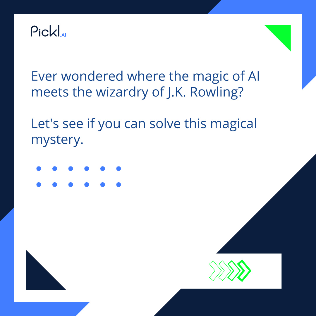 pickl_ai's tweet image. Unravel the Sorcery of AI in the Wizarding World! Follow us for more interesting facts and quizzes.
#datascienceprogram #datascience #datasciencejobs #machinelearning
#quizzes #artificalintelligence #ai #harrypotterquiz #quiz #pickl