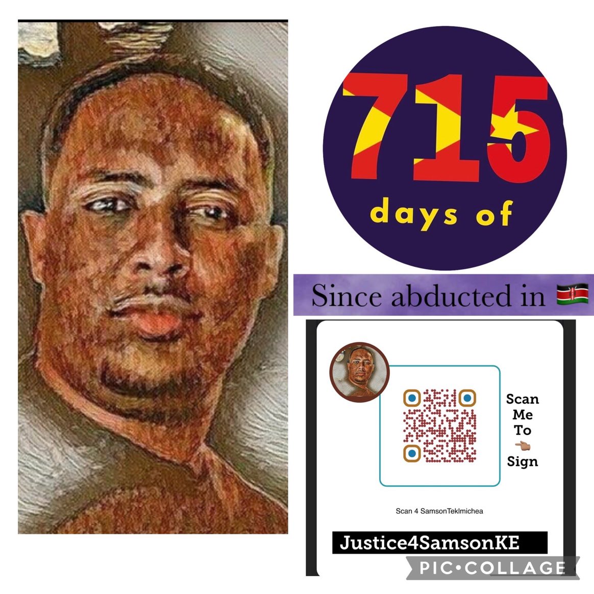 👉#715Days since #SamsonKE has been abducted in #Kenya. 💔. #715DaysIsToLong sign the petition for humanity's sake. #LegalNews #LawEnforcement #HumanRights75 #HumanityFirst
#JusticeForSamson