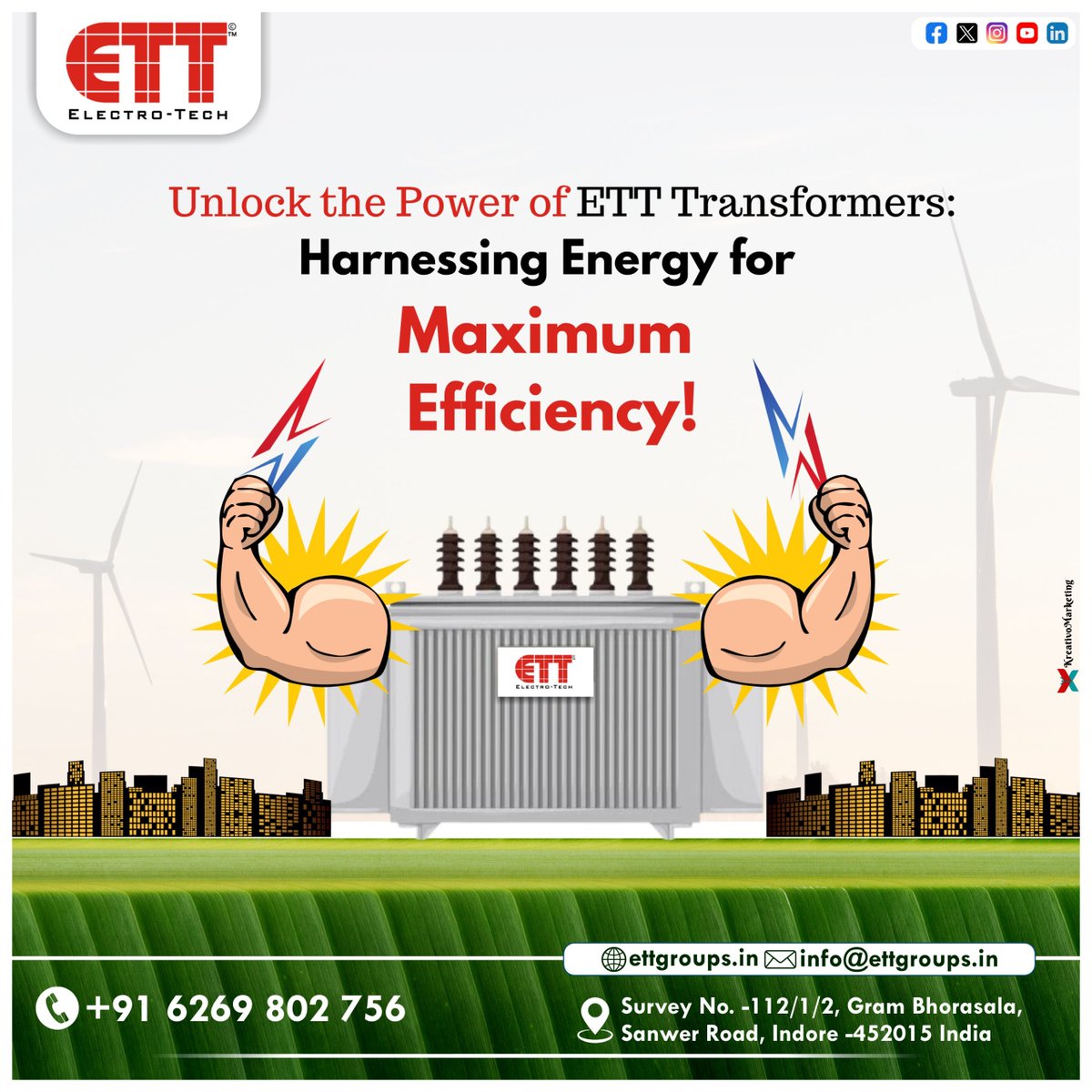 Maximizing Efficiency, Minimizing Waste: The Future of Transformers 🌟⚡

ettgroups.in
contact now :- 6269802756
 #efficiencymatters #transformingpower #transformingtogether #transformers