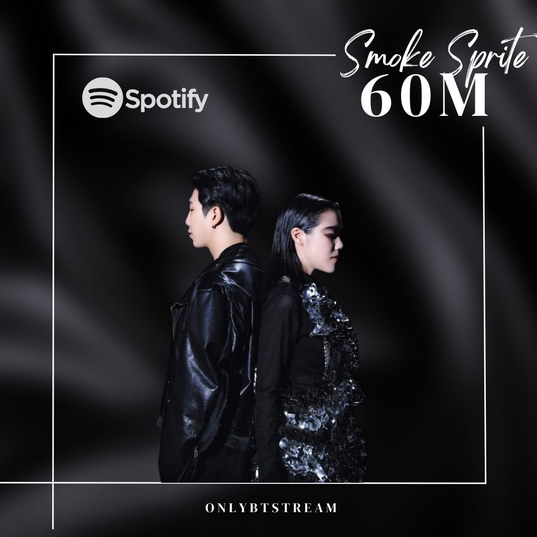 'Smoke Sprite' de So!YoON! feat #RM do #BTS @BTS_twt superou 60 milhões de streams no Spotify!

🔗spotify.link/7yrS0sHkVyb

#SmokeSprite #SmokeSpritexRM

🧚‍♀️| @BTS_twt | Cr.OnlyBTStrem