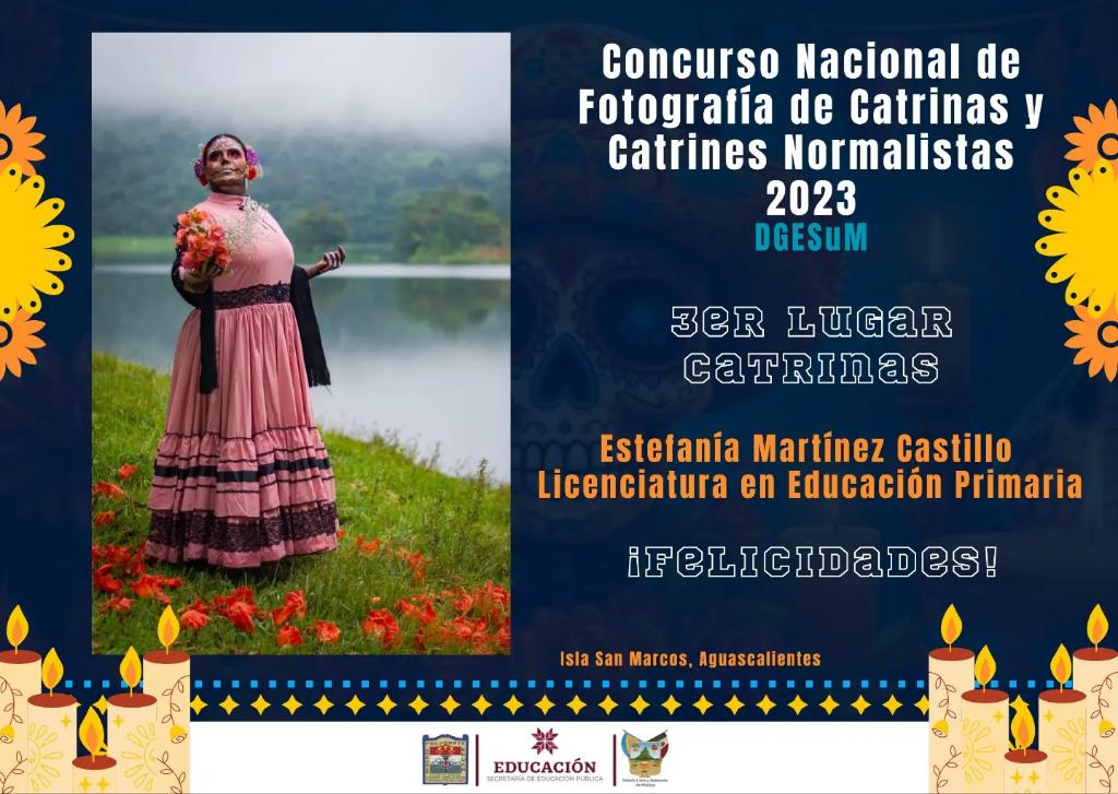 ENSH_SEPH's tweet photo. 🟥 CONCURSO NACIONAL DE FOTOGRAFÍA DE CATRINAS Y CATRINES NORMALISTAS 2023 | DGESuM

@juliomenchaca_
@natycastrejonv @SEPHidalgo @DanielFragosoT #XantoloENSH2023 
#SomosENSH
#EscuelaNormalSierraHidalguense https://t.co/AE8SBDiSHq