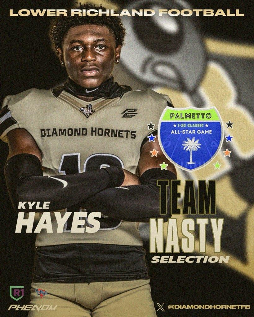 THEOLWHISPERX4's tweet photo. Congratulations to these young men. They have been the corner stone of our program. Congratulations on being selected to the @I_20ClassicFB @DiamondHornetFB @JaMelPatterson0 @kyle_3xx @DakaraiSumter10 @LRHathletics @lrhsdhornets https://t.co/jGqx5QZuGR