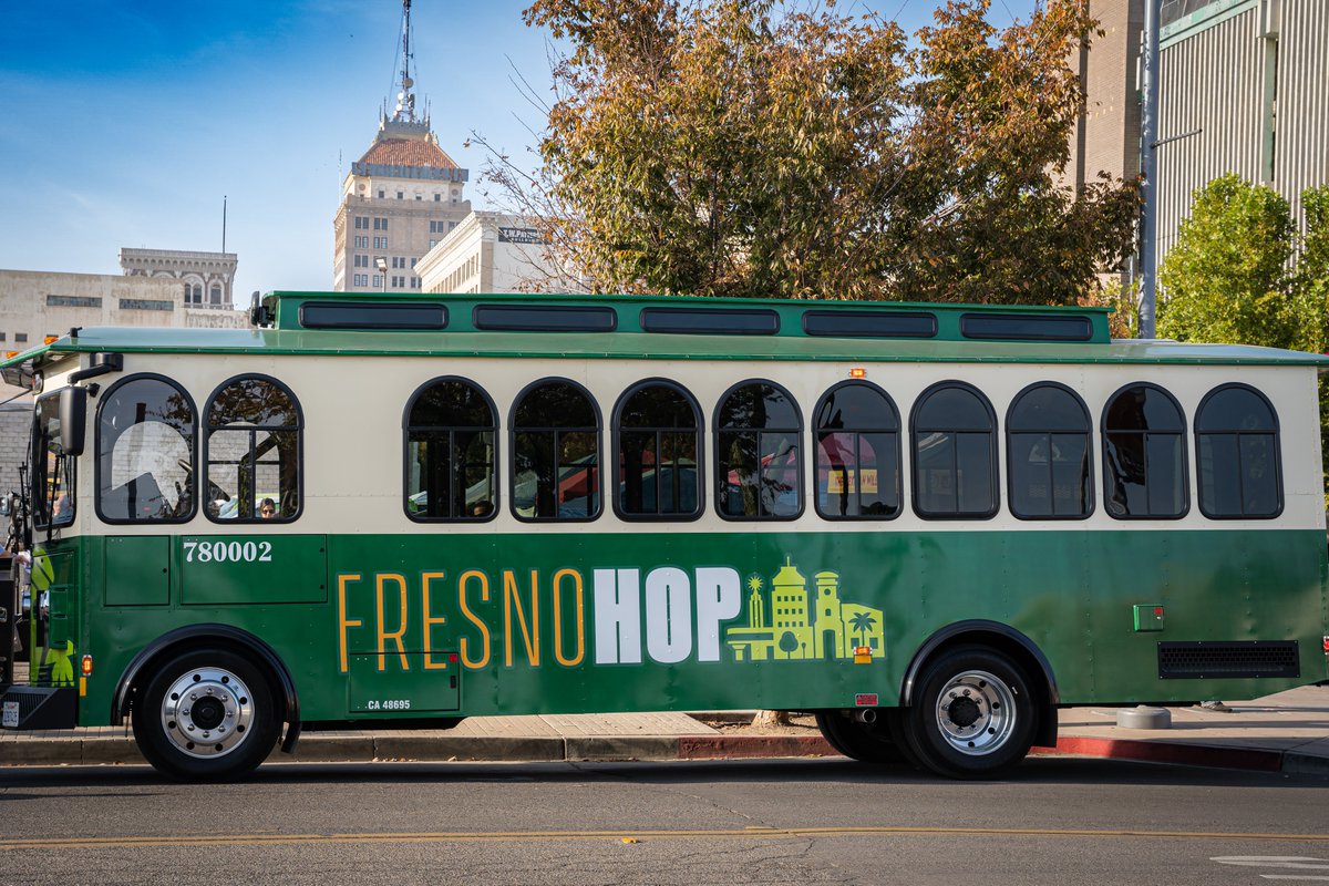 THE TROLLEYS ARE HERE! 👏

Today, we officially unveiled FresnoHOP - a FREE, reliable transportation option that will connect Fresno State and Campus Pointe to the Brewery District, the Tower District, Fresno City College, and more!