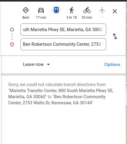 Cobb4Transit's tweet image. The transit directions to an upcoming mobility SPLOST meeting.

🤦‍♂️