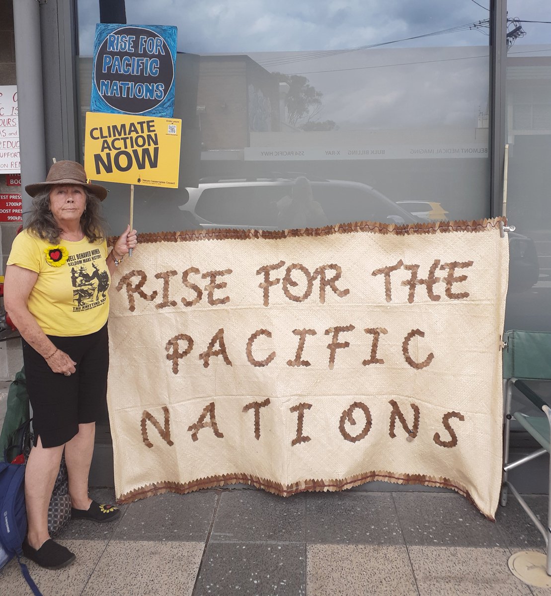 Earth1stlinda2's tweet photo. Today at @PatConroy1 office, on Awabakal country, we're asking when at the #PacificIslandForum, for him & the PM @AlboMP to support #PacificClimateJustice by signing the #PortVilaCall?
#Auspol #PIFLM52
@SenatorWong @Bowenchris @jennymcallister @TimWattsMP https://t.co/zC8vtqwYzb