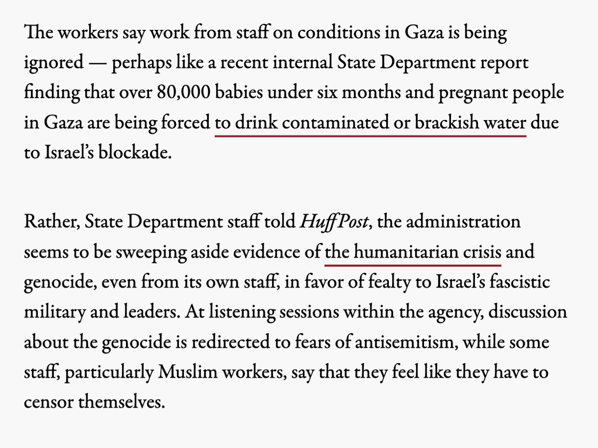 not enough for them to fund genocide, they also want to dodge public and internal scrutiny while doing so