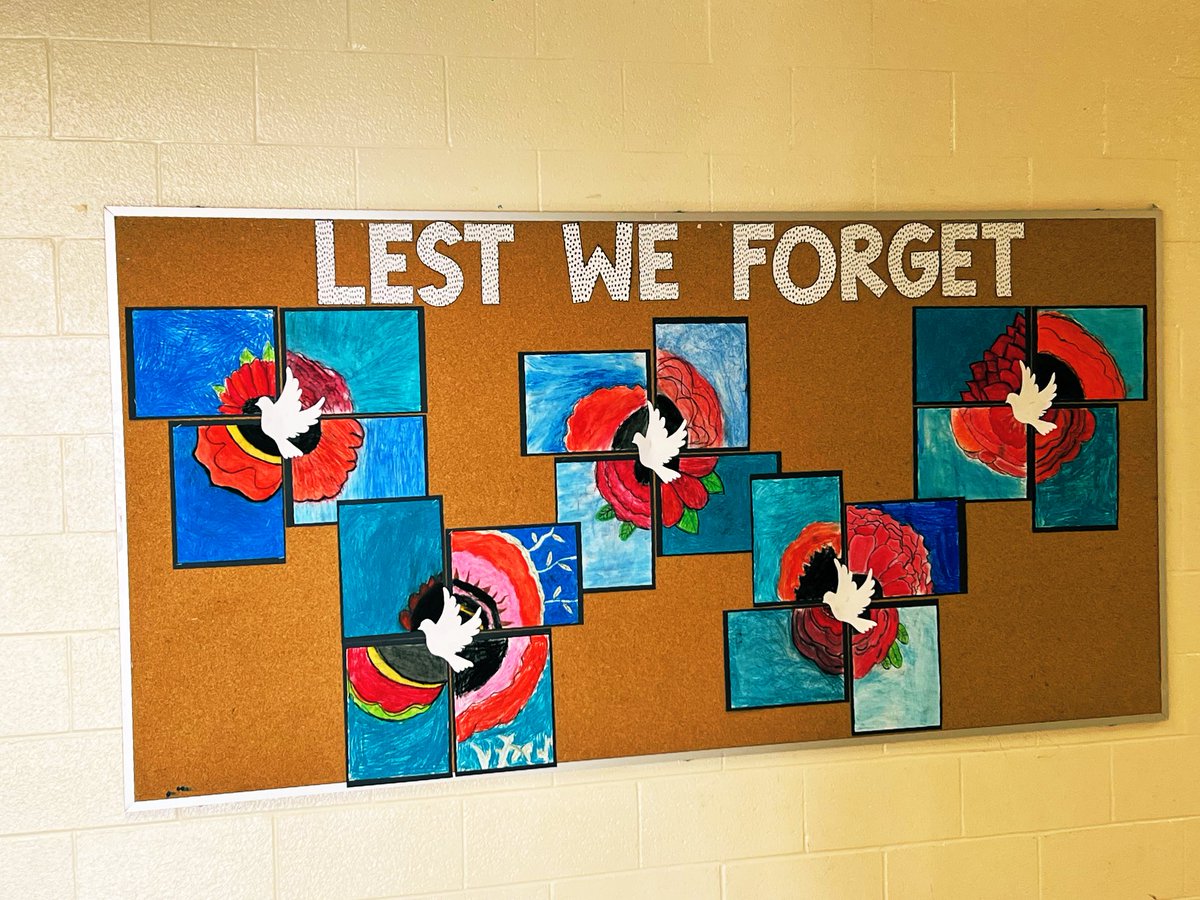 Our collaborative piece to  commemorate Remembrance Day <a href="/SomersetPS/">Somerset Dr PS</a>