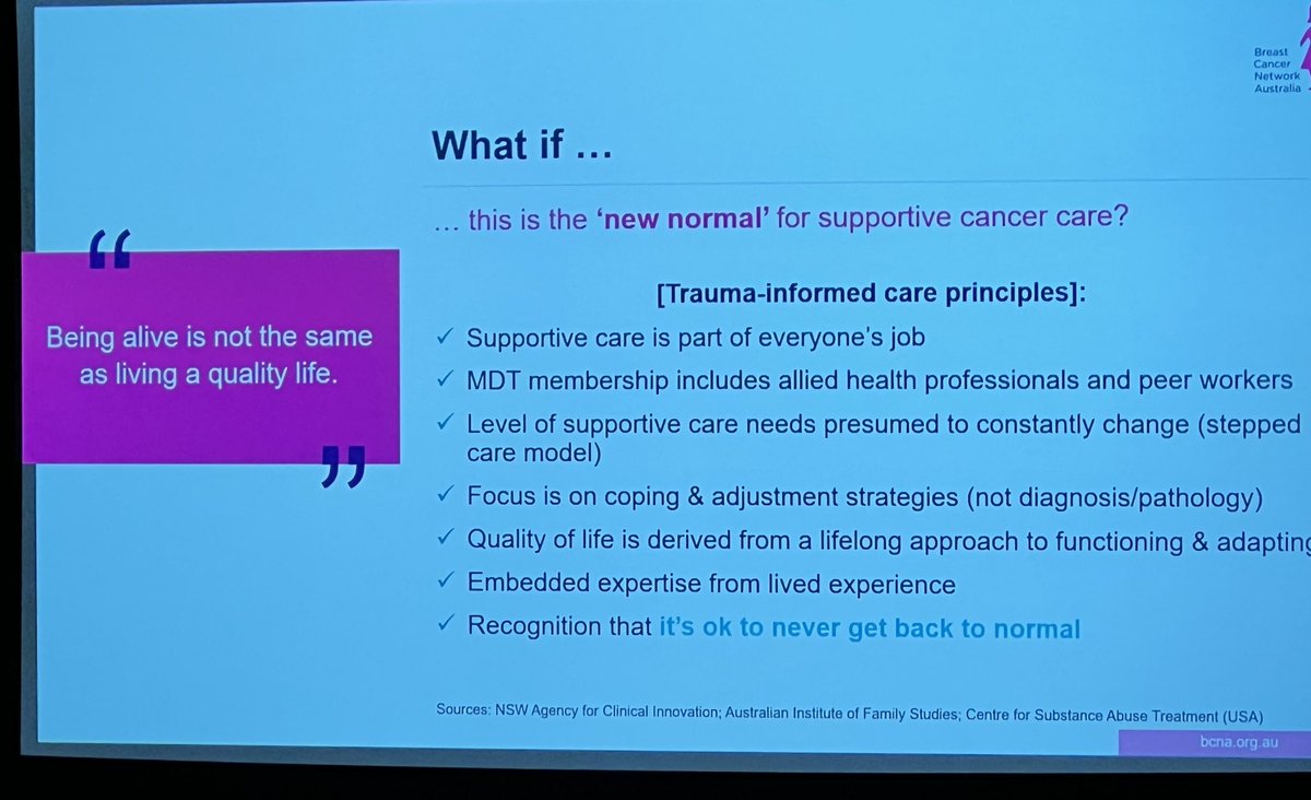 What if we listened to our patients and provided holistic proactive #Supportivecancercare cancer care from the time of diagnosis? What if we promoted self-efficacy and wellbeing, providing skills, #trauma-informed-care, caring for the whole person? #integrativeoncology #cosa23