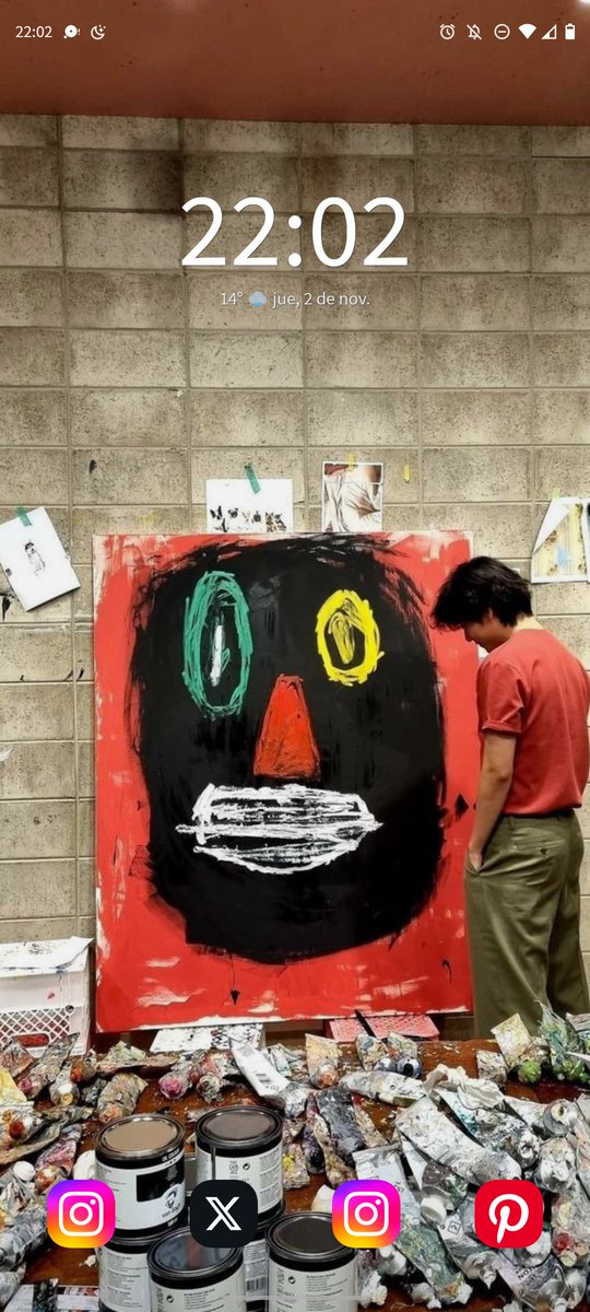 writtenaoyface's tweet photo. che alguna sabe d alguna hermana q haya hecho esta pintura en poster?? la quiero en mi pieza https://t.co/4DZzwxdr4Y