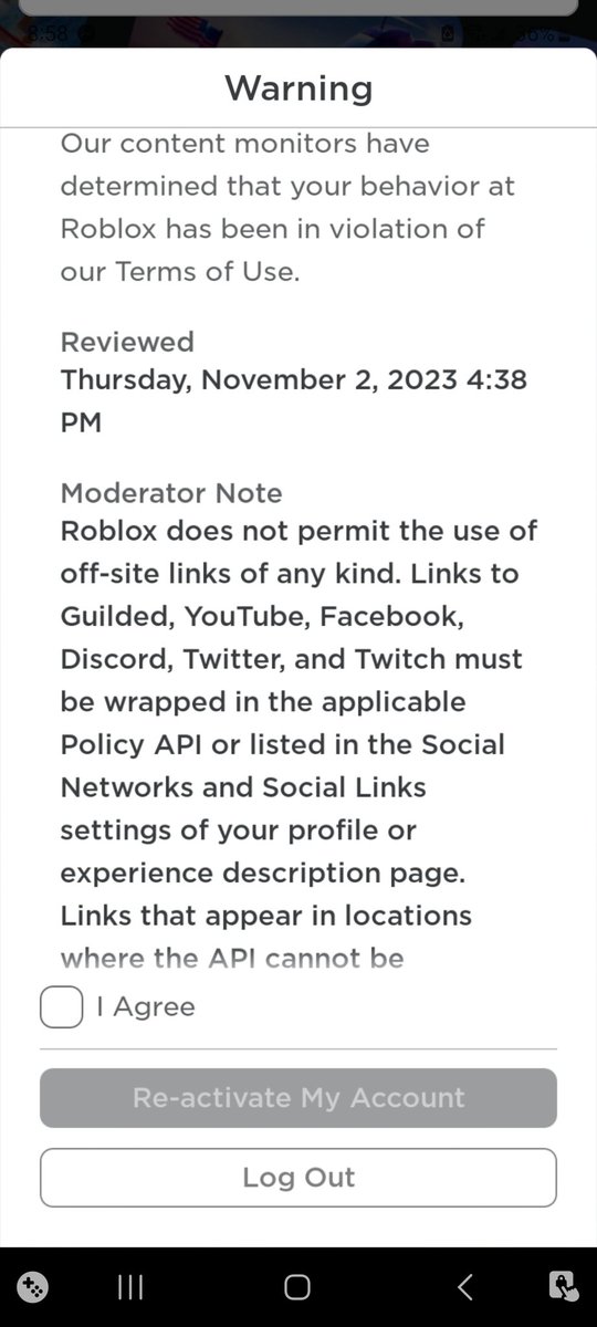 Social Links on Group Descriptions – Roblox Support