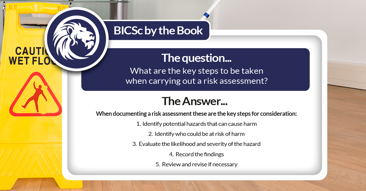 Compliant and thorough cleaning is a fundamental part of any business’s health and safety strategy.

This month’s BICSc By the Book tests your knowledge on one of these essential principles: risk assessments. 

Are you following these key steps?

#RiskAssessments #CleaningNews