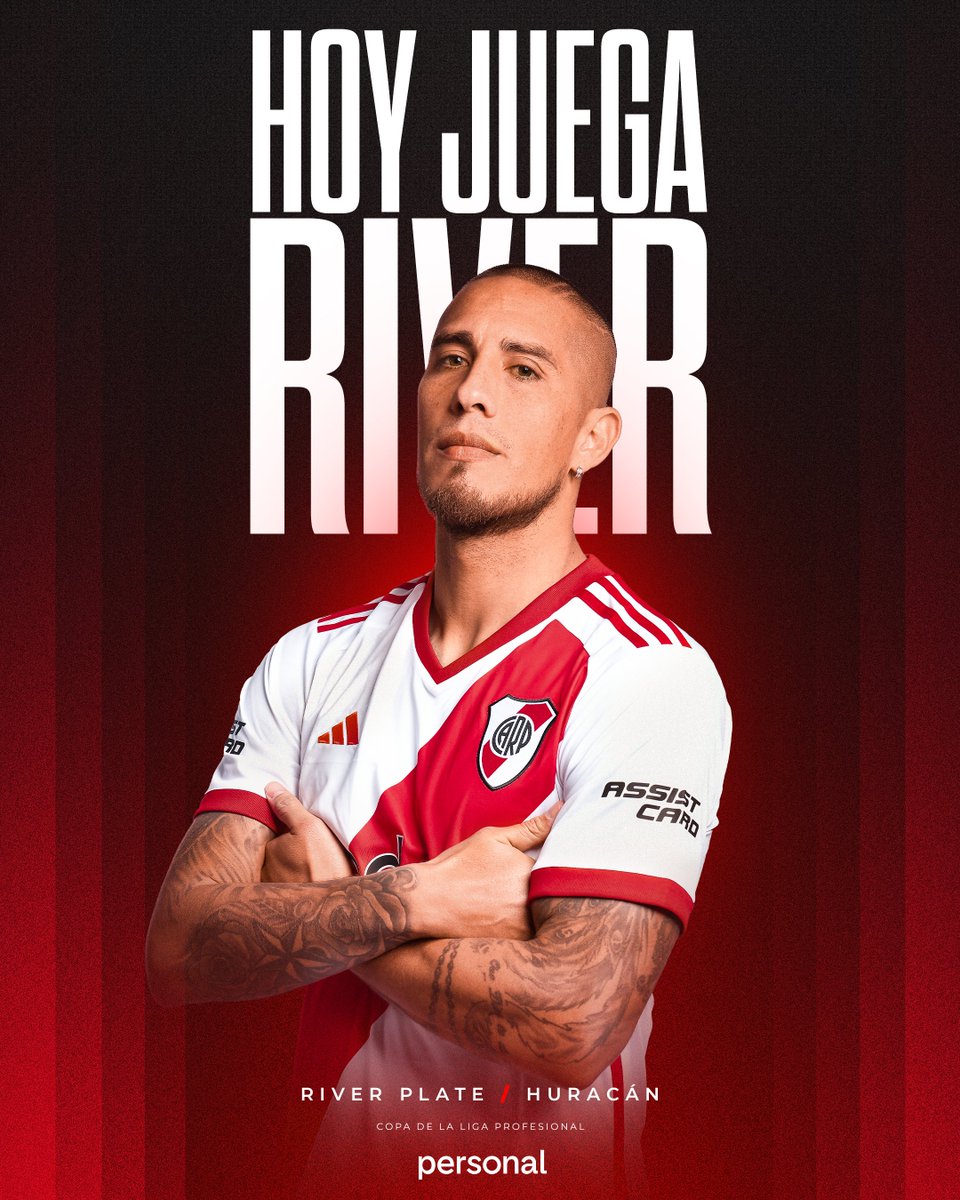 RiverPlate's tweet photo. ¡HOY JUEGA RIVER! 🛡❤ https://t.co/QGfrB7Ax7W