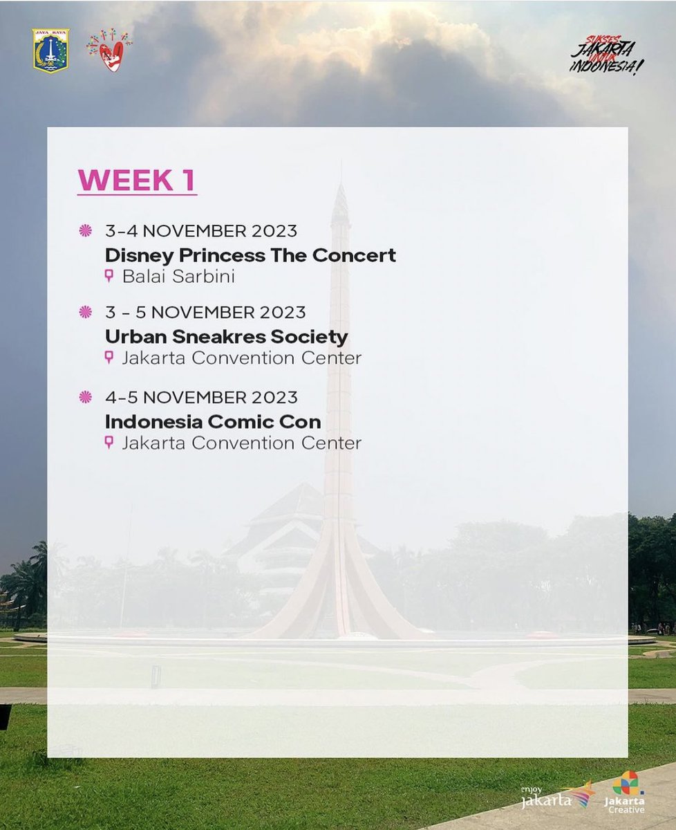 txtdrjkt's tweet photo. Kalender event selama bulan November

siap siap cari partner https://t.co/9hh85aS9V6