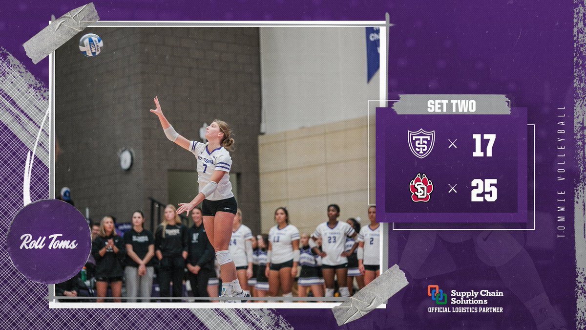 Tommievball's tweet image. USD takes the second set 🏐

#RollToms | #SummitVB