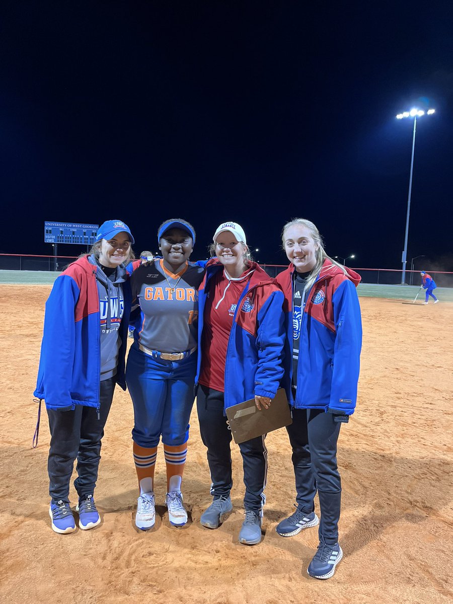 Wanted to Thank the <a href="/UWGSoftball/">West Georgia Softball</a>  for having me up at their prospect camp today. I learned so many new things, met so many new people, and had so much fun. Thank you to the Coaching staff and especially the players for the warm environment in this cold weather😅  @jackson_gators