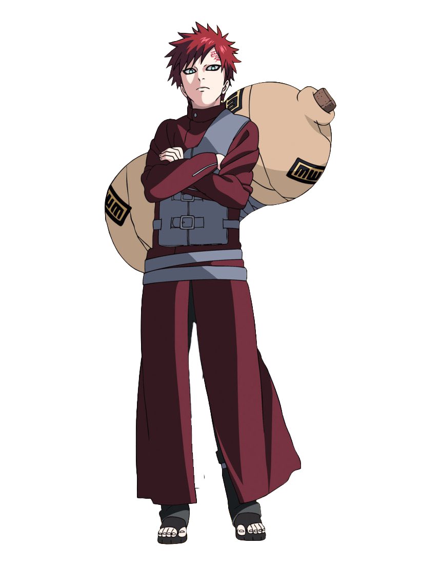 Dr. Pandy, MD on X: this Gaara png that they use on like every single  piece of merch ever like the angle of his face is awful   / X
