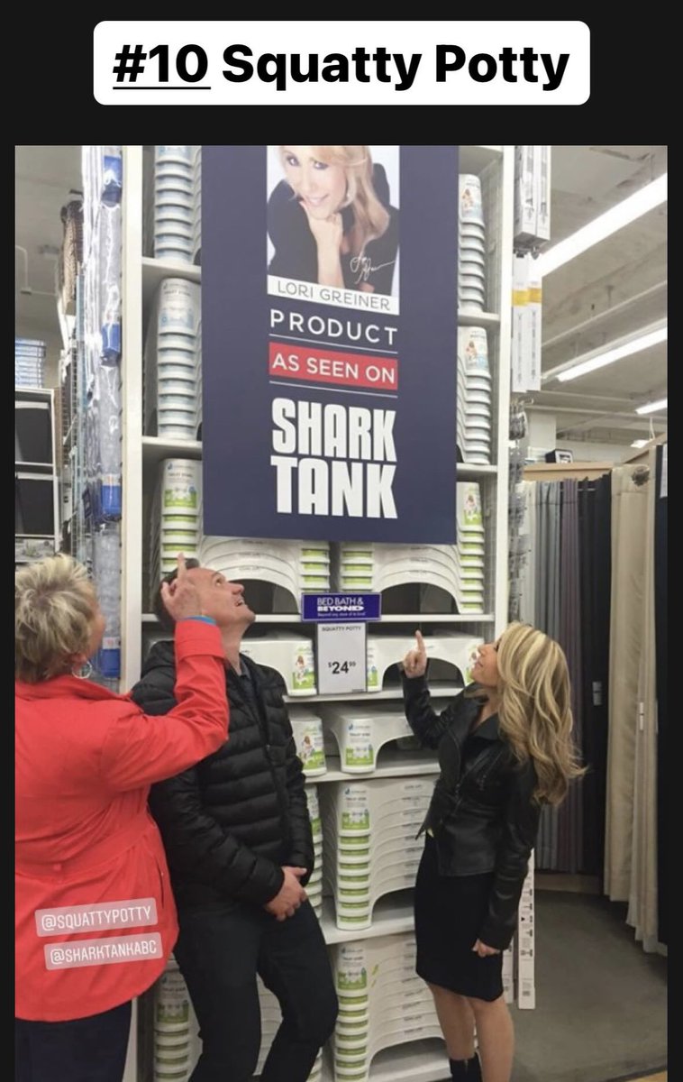 Humbled to share my #SharkTank investments are 6 of the top 15 Best Selling products in Shark Tank history! ❤️ So proud of all of my wonderful entrepreneurs and honored for them to be a part of my Shark Tank family! Thank you to our fantastic producers and entire crew for