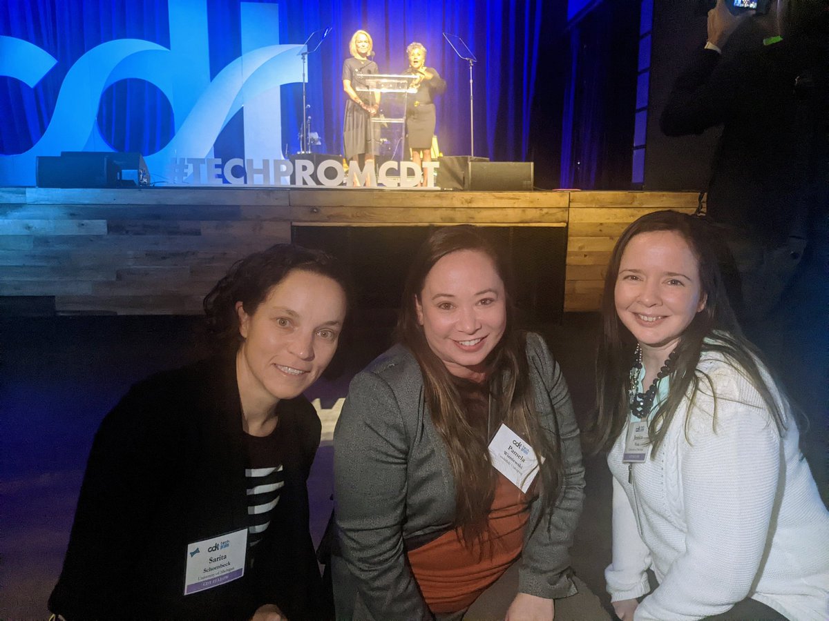 pamwis's tweet image. Cooler than high school #TechPromCDT with @syardi and @jvitak