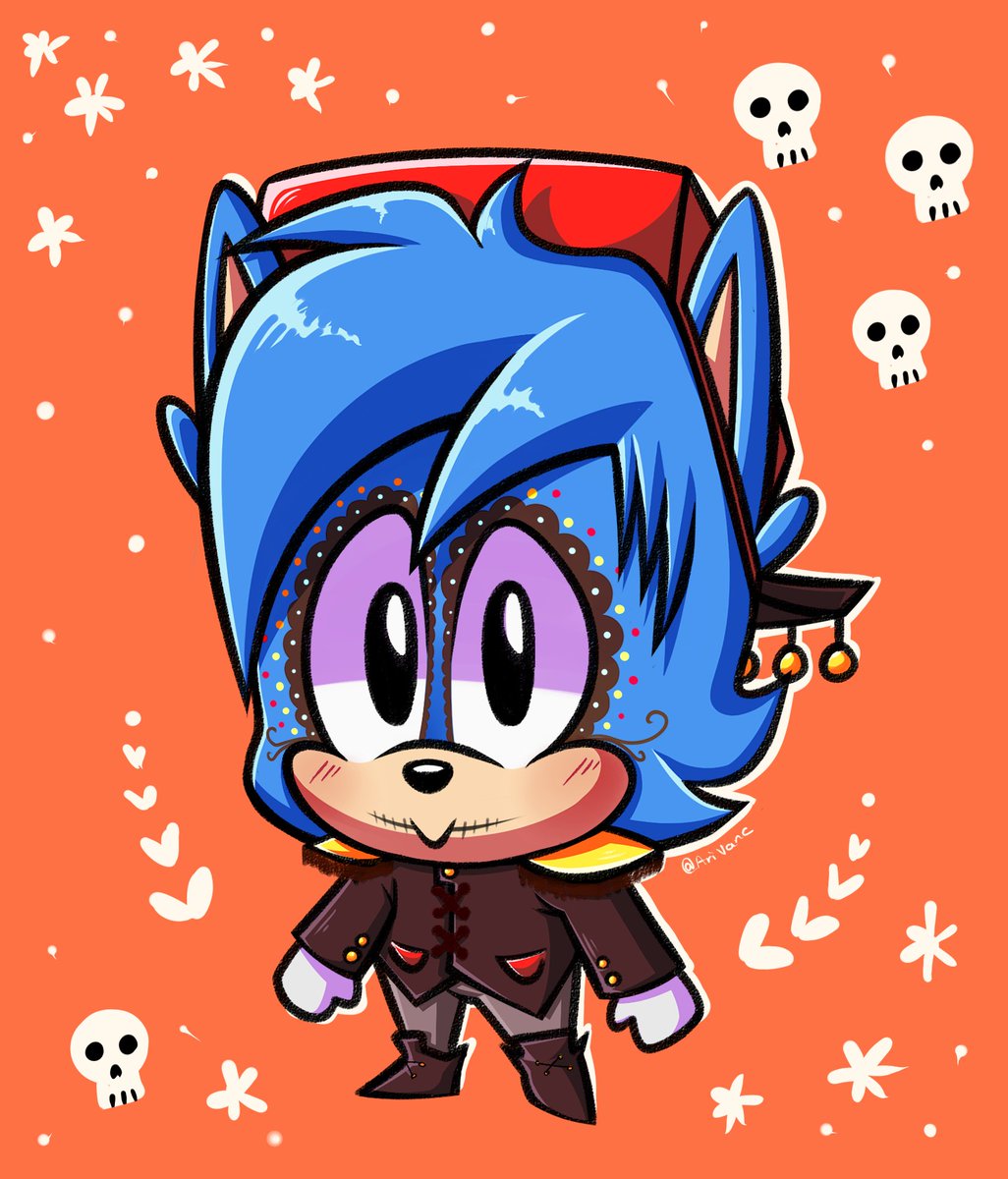 There are still people celebrating in the Mexican streets, bf also wanted to join, so he dressed up as Tails Diary's Twitter. XD

We hope you had a good Halloween! We love you very much, thank you for continuing to support us! <3
#fnfmods #SonicTheHedgehog #Bf #FNF