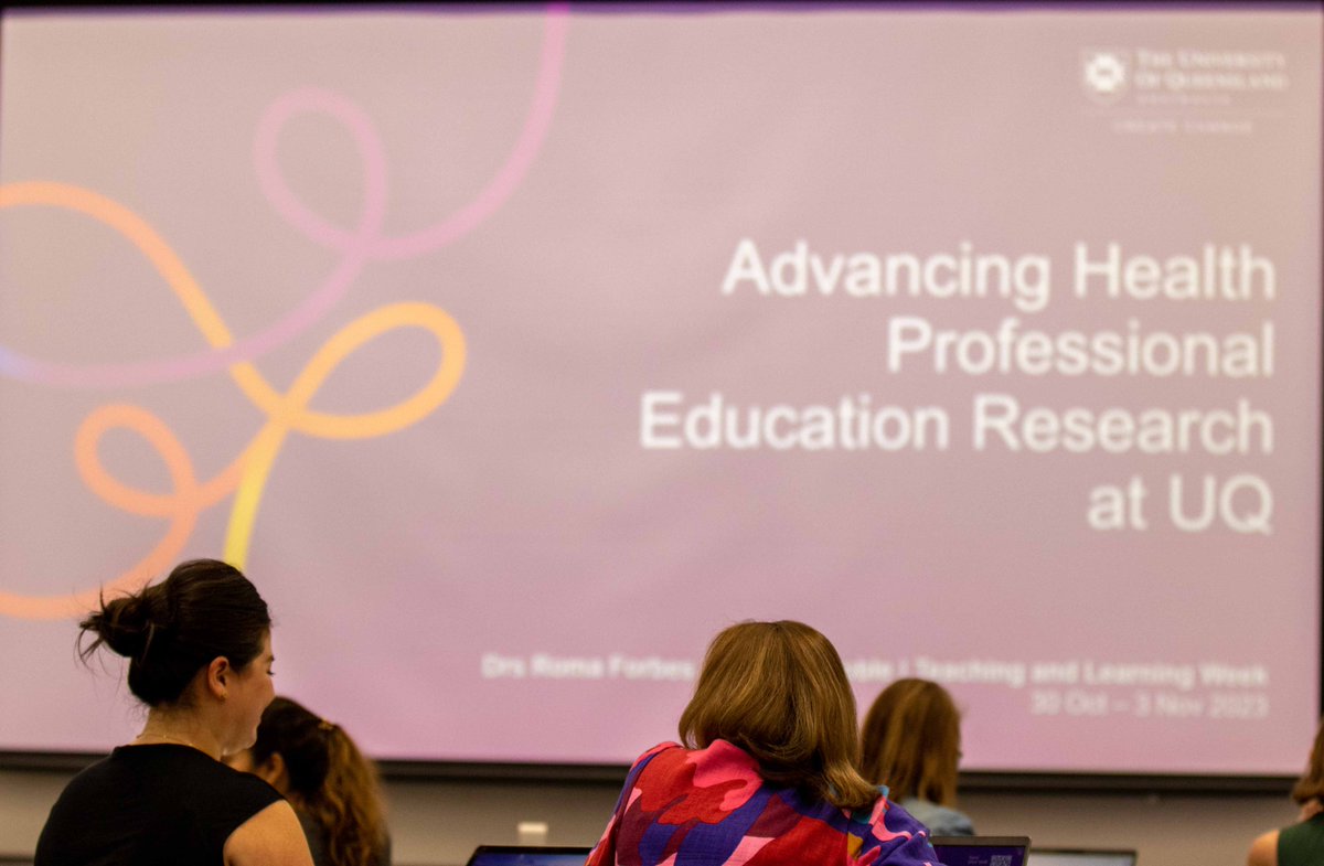 uqITaLI's tweet photo. A fantastic presentation by specialists at the Advancing Professional Education Research seminar.
It's agreed. Collaboration, networking and hard work is the key to great research!
Thanks to @RomaForbesPT and @chnoble for hosting this wonderful event!
#UQTLWeek23 https://t.co/hdkk67OyCO