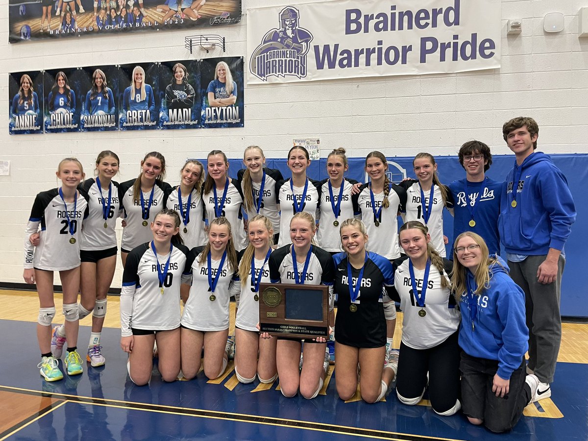 Congrats <a href="/rogersroyalsVB/">RHS Volleyball</a> on advancing to the State Tournament!