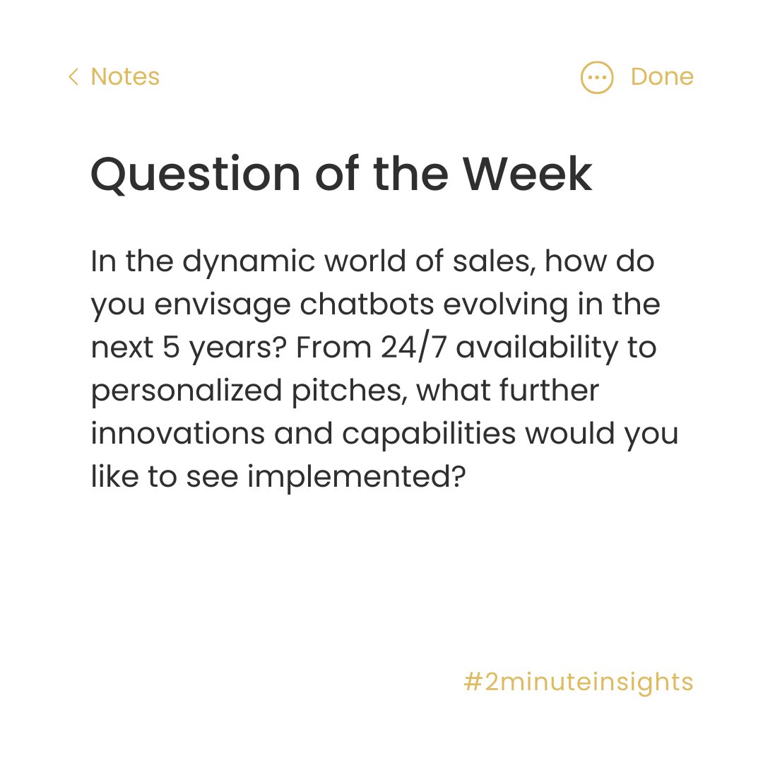 💡 I'm gathering insights and would love to hear from you. 

Every week, I tackle challenges, trends, and solutions reshaping the sales and marketing world.