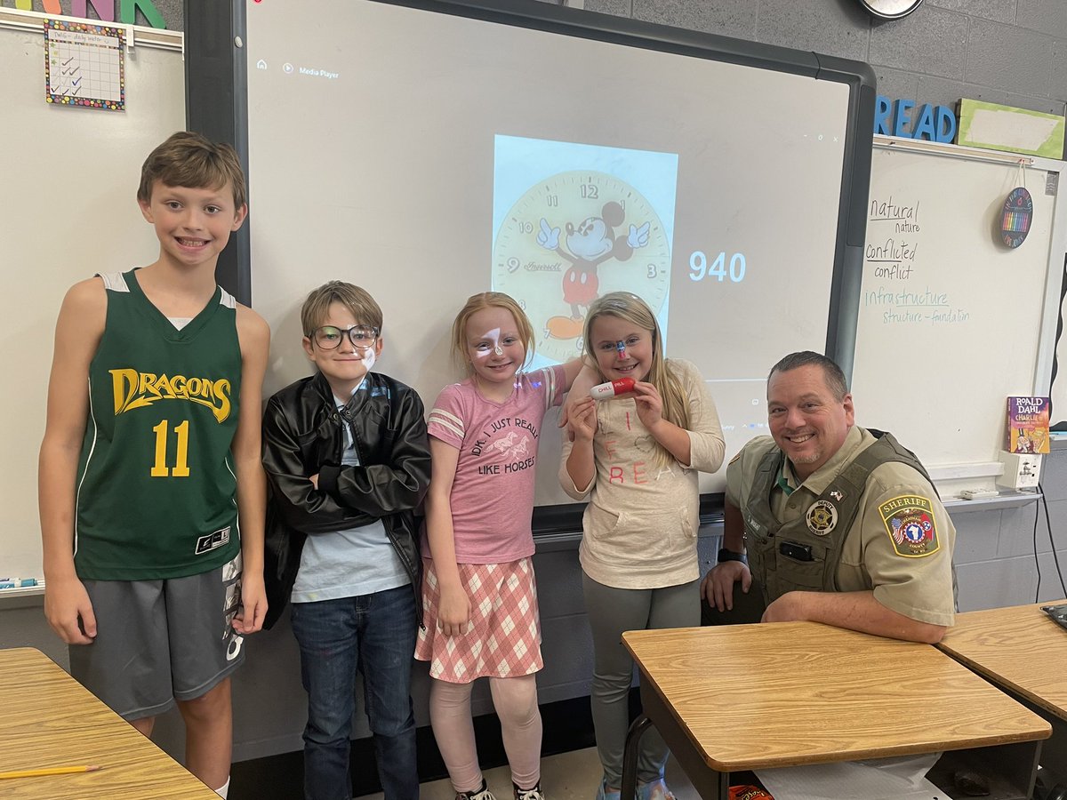 SROWright's tweet photo. Escape game with 4th grade, we had two groups escape!  #ccsdtn #dragonsroar https://t.co/eZ4X0piXdV