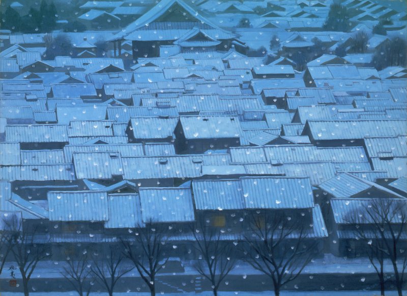 京都の町家のある景色を描いた東山魁夷の傑作《年暮る》(#山種美術館
