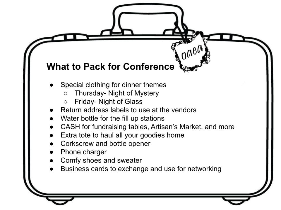 Have you packed for conference? #2023 #conference #toledo #glasscitylights #ohioarted
