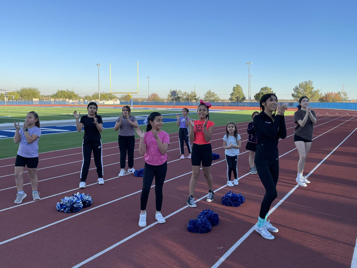 Laura_TMedina's tweet photo. Love our feeder pattern schools and their continued support for our cheerleaders! Can’t wait to cheer together 💙🦁 @SurrattCubs @ClintJHS @ClintHSLions @cuadrilla1 @chsselpbis @Yolanda59314124 @ClintHSCheer @CubsWdscheer @AraceliV_CJHS https://t.co/7A1IygJNfL