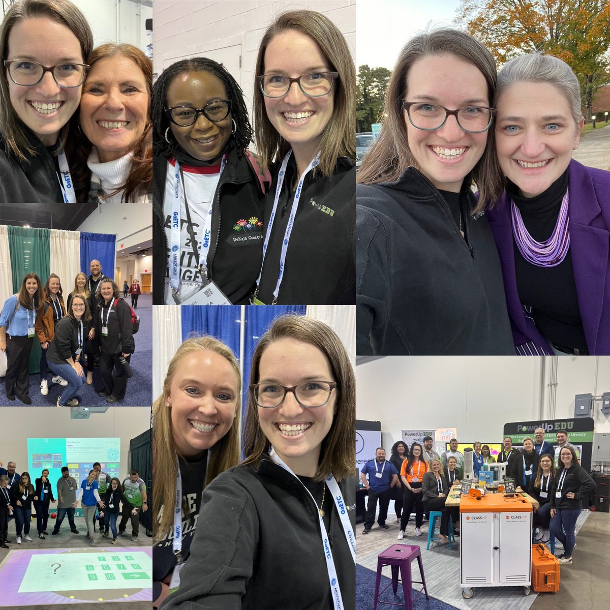 These are just a small portion of the people I loved getting to see at #GaETC23 this year!! 🙌🏼 I’m very tired, but my heart is very full! 🫶🏼 @powerupedu