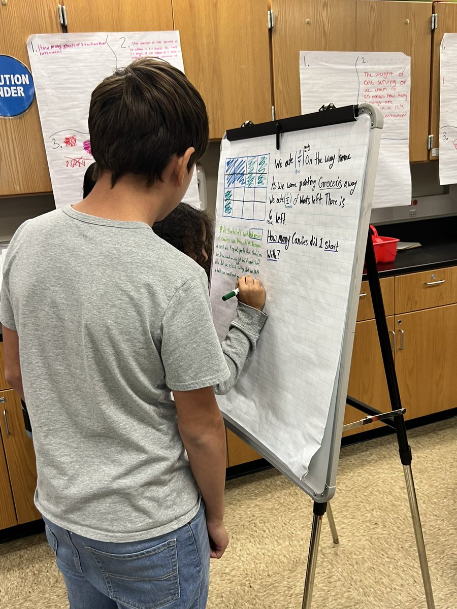 Gonzales_MSMath's tweet image. Today I saw so many great examples of student discourse, writing, and productive struggle in the math classrooms at @EarlRudderMS! I'm so proud of the work our math teachers are doing! #MSMathNISD