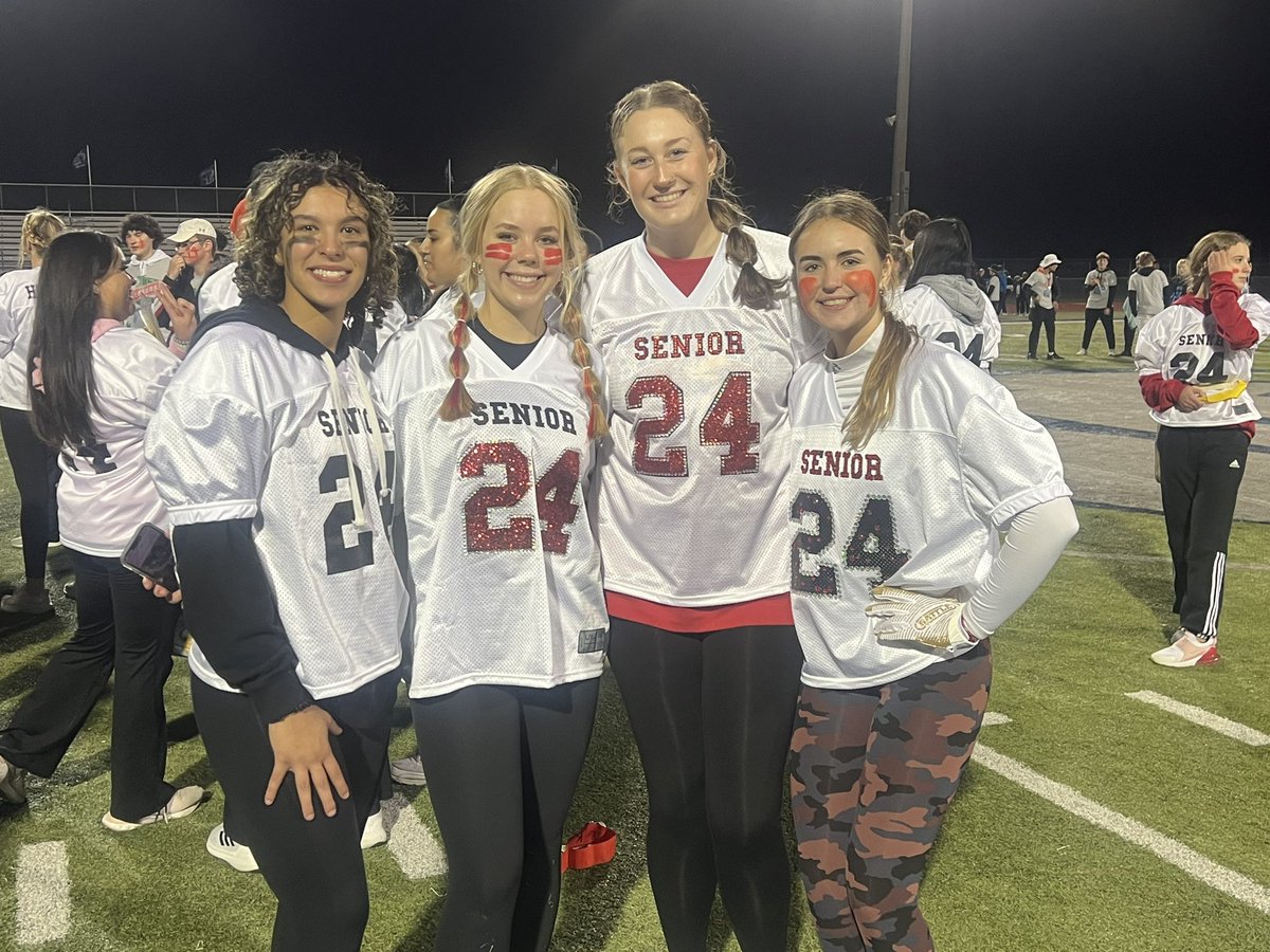 A little Powder Puff Football tonight! Happy to report the seniors dominated and no injuries! #classof2024 #ladyknights <a href="/TMoranFHN/">Tommy Moran</a>