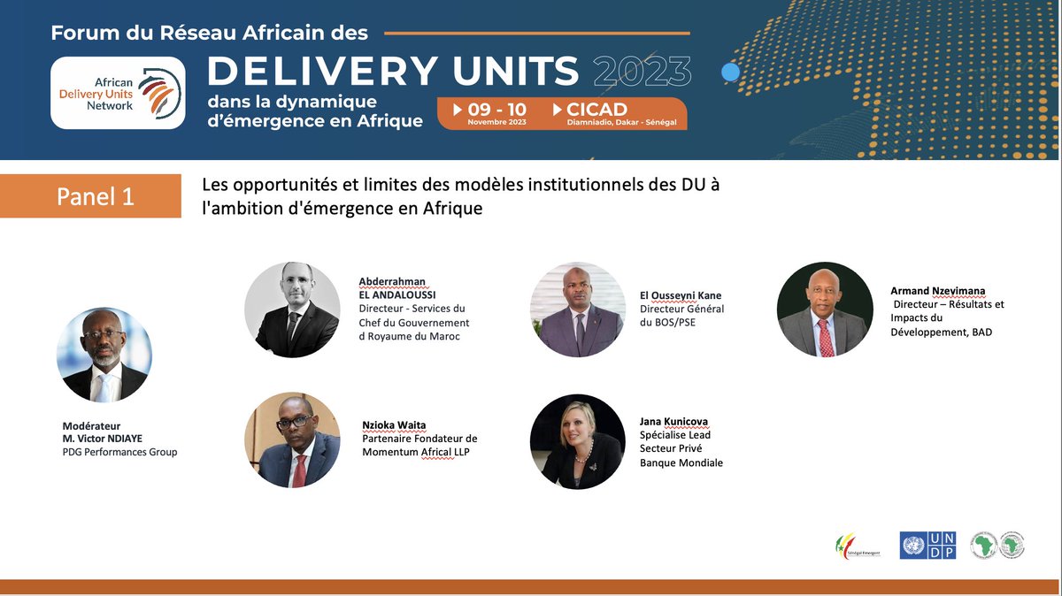 BOCS_PP2050's tweet photo. Le Forum du Réseau Africain des #DeliveryUnits sera animé par une série de panels axés sur des thématiques impactantes, catalyseurs de solutions et perspectives pour le continent 🌍.
📢Inscrivez-vous sur https://t.co/UBAUxRCOsp pour assister au Forum les 9 et 10 novembre 2023. https://t.co/fz5mBksfOz