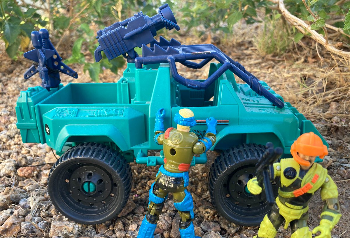 A look back at the 1993 Mudbuster:

forgotten--figures.blogspot.com/2018/11/1993-m…

Many people dismiss the '90's vehicles.  But, the Mudbuster is a really nice toy.

#GIJoe