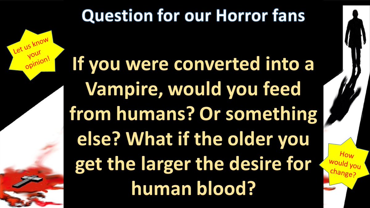 desperatechron's tweet photo. If you were converted into a Vampire, would you feed from humans? Or something else? What if the older you get the larger the desire for human blood?

#corsonlucifuge #desperatechronicles #vampire #darkfantasy #vampirization #vampireforever #feedonblood #drinkblood #goth https://t.co/RTfFP5T5aU
