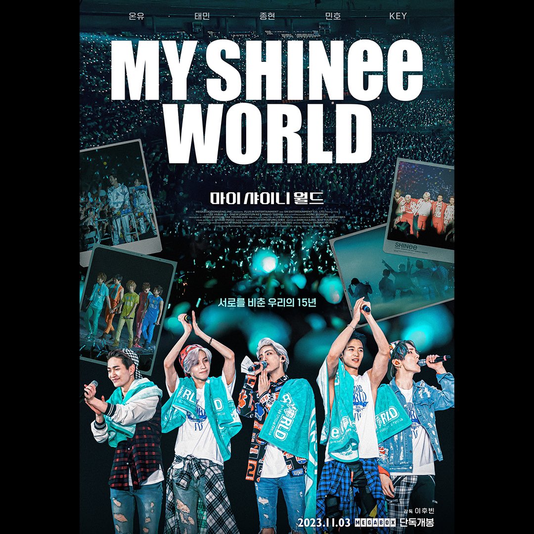 SHINee's tweet photo. ✧<마이 샤이니 월드> 개봉 𝘋-DAY✧

늘 샤이니와 함께했던 그 시절,
찬란하게 빛나는 추억 소환💎
지금 바로 메가박스에서 예매하세요!
 
#마이샤이니월드 #절찬상영중 
#메가박스_단독개봉
#역샤콘 #MY_SHINee_WORLD #마샤월 
#샤이니 #SHINee https://t.co/IuMERmdpKL