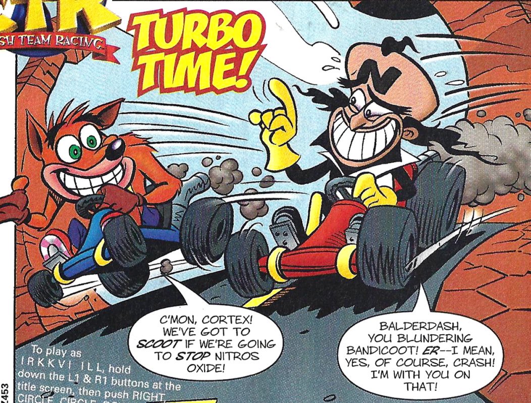 Fake Crash on X: Also idk if this is a hot take but I don't mind Crash  Bandicoot talking in comics Like, you're not hearing anything and you can  make up any