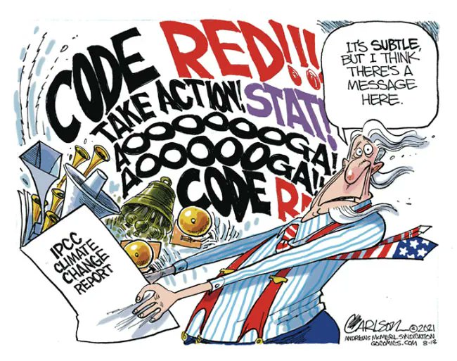 We are not this subtle in our new State of the Climate Report with our first sentence "Life of planet Earth is under siege". doi.org/10.1093/biosci…