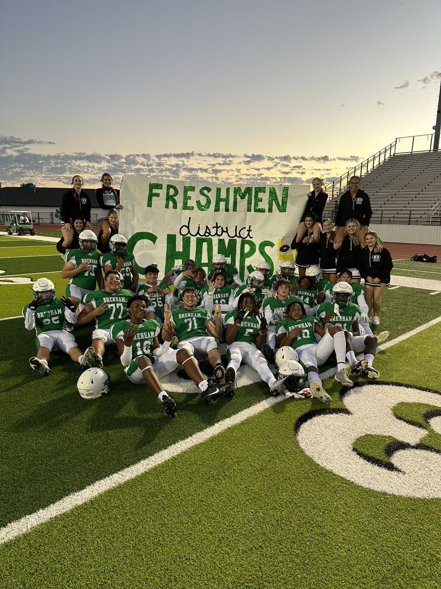 Congrats, Brenham Cub Freshman Football… DISTRICT CHAMPS!
