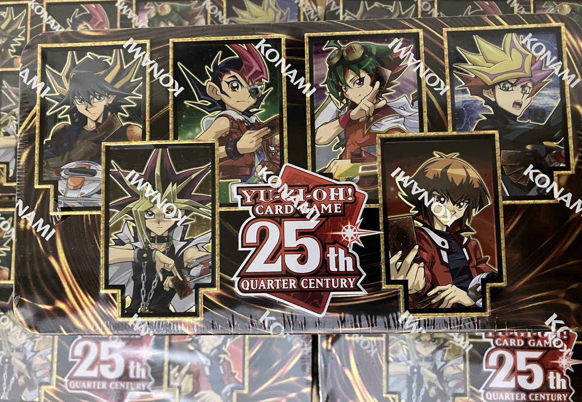 👑おはようございます👑

🌐海外商品多数販売中🌐
　海外ポケモン
　アジア版遊戯王
　EU版遊戯王

✨本日入荷です✨
EU版遊戯王
遊戯王 25thアニバーサリー・ティン：デュエリング・ヒーローズ　税込み3,530円
是非ご覧ください
　
#おもちゃの王様
#錦が丘ヒルサイドモール