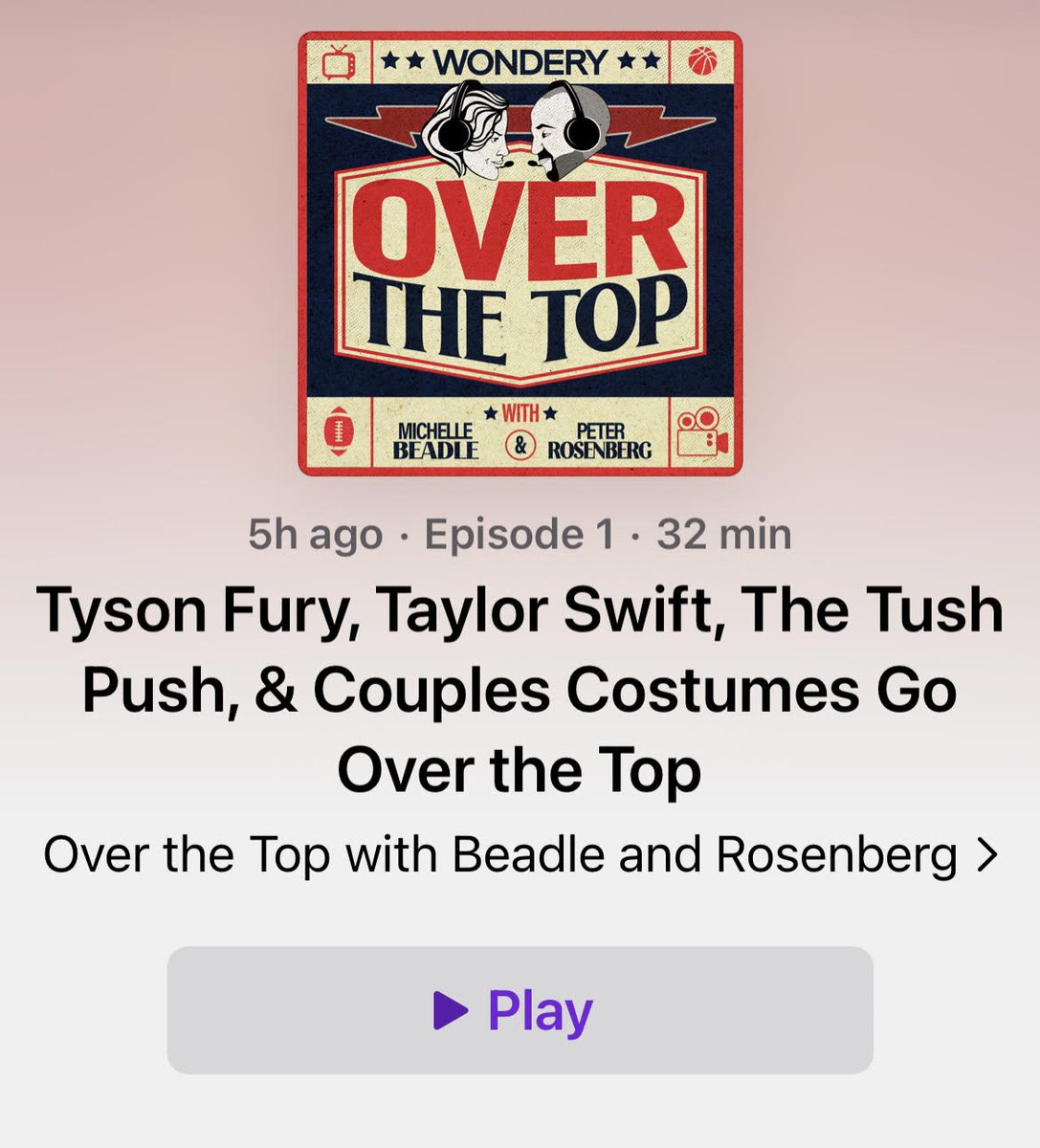 🎴 Well, this is a legit “I can’t believe they let us make this” moment. <a href="/Easton/">Dave Easton</a> and I took the iconic #RoyalRumble format,  applied it to sports &amp; pop culture debate and created  #OverTheTop. Such a wildly fast and fun listen! 🎴
Download +Follow, Share!